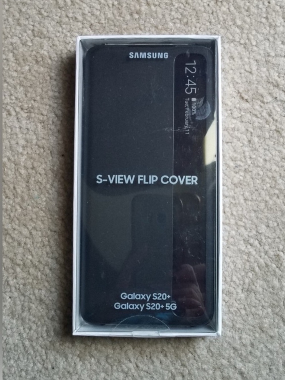 Samsung Galaxy S20+ S-View Flip Cover Phone Case NWT